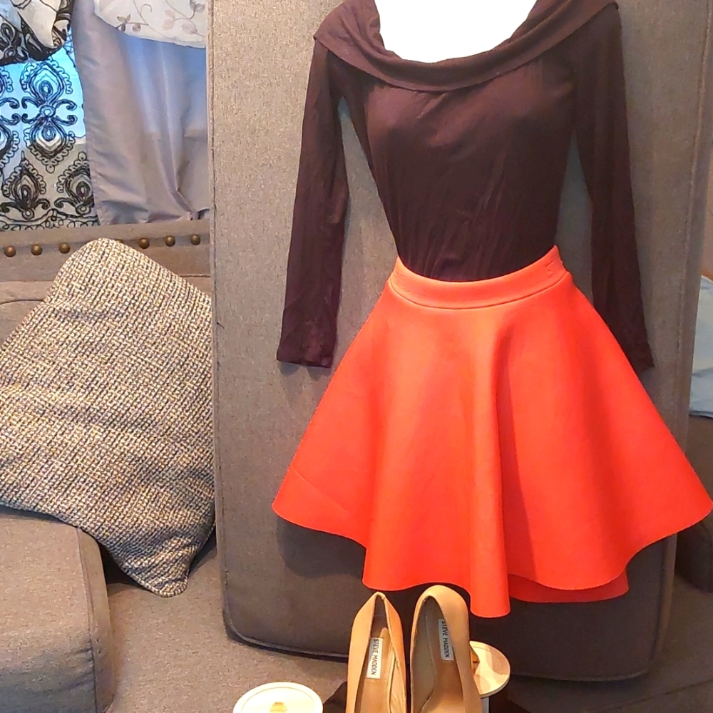 NY Invasion Pink Skater Skirt